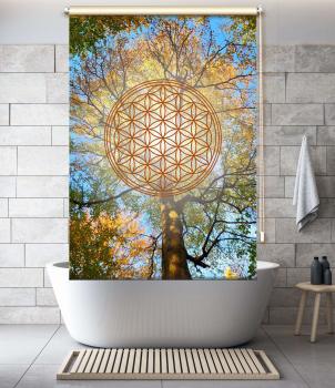 Blume des Lebens autumn dream Duschrollo